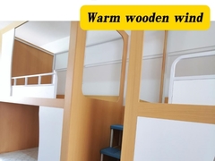 No local de filmagem da entrega do dormitório do funcionário