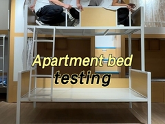 Testes de leitos de piso em apartamentos novos