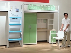 Estabilidade robusto, versátil e de alta segurança cama de apartamento estudante sob a mesa