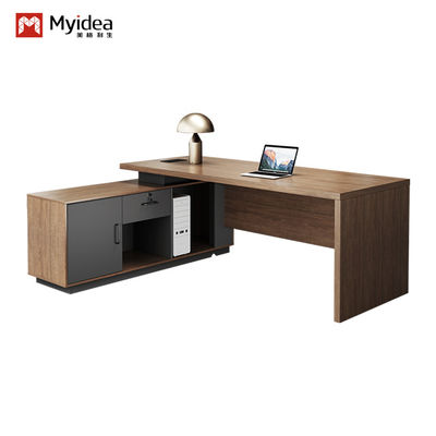 Suporte de personalização Myidea Escritório Chefe Escritório Mobiliário Moderno Simples Pessoa Individual Com Sub Cabinet