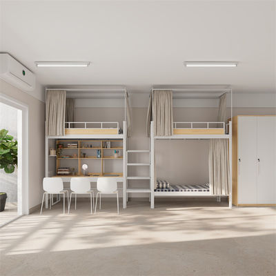 comprar Mobiliário Moderno Cama de Estudante Cama Escolar Cama de Dormitório Com Customização de Suporte de Mesa online manufacture