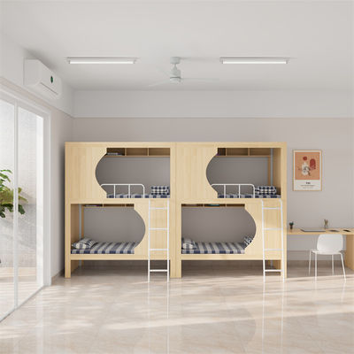 comprar Apoio à personalização Trabalhador escolar Hospital Casa Dormitório Metal Estável Estudante Armazenamento de madeira Loft Cama de banco online manufacture