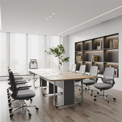 comprar OEM Amp ODM Serviço Mesa de reuniões de escritório personalizável online manufacture