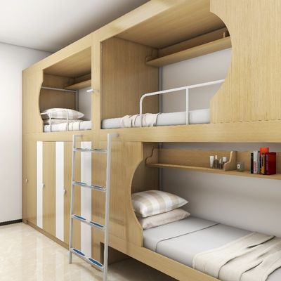 comprar Backpacker Hostel Capsula de Dormitório Cama Caixa de Dormitório Hostel Hotel Cama Bunk suporte personalizado online manufacture