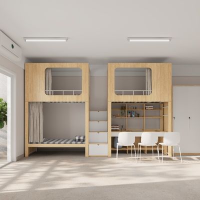 comprar Cama de cama com armário de armazenamento Madeira 4600 X 900 X 2400mm Suporte de personalização online manufacture