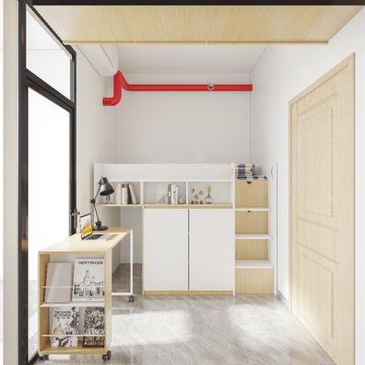 comprar Cama de madeira com guarda-roupa online manufacture