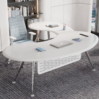 comprar Mesa de Montanha Branca de Neve e Pés de Metal, Executivo de Pessoal, Escritório Moderno, Estação de Trabalho online manufacture