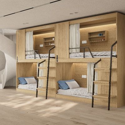 comprar Suporte à personalização Segura e estável Mobiliário de cama de dois andares para apartamento moderno online manufacture