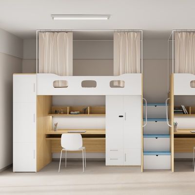 comprar Escada de armazenamento silenciosa não escorregadia personalizada e guarda-roupa espessa 4600*900*2120 Cama de apartamento para crianças/adolescentes/jovens adultos Made in Foshan Factory Myidea online manufacture