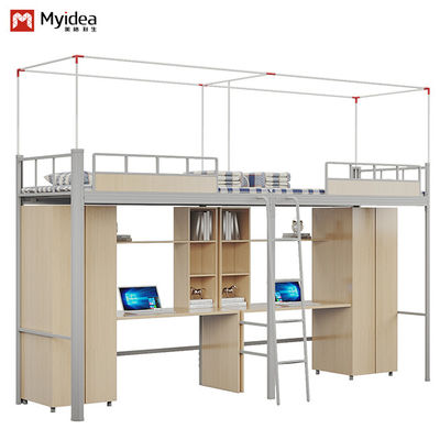 Comprar Suporte à personalização Bela e prática, cama dupla de apartamento para estudantes com moldura de cortina online manufacture