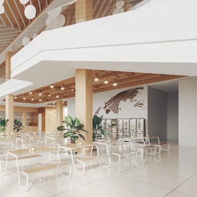 Comprar Mobiliário para restaurantes multifuncional mesa e cadeira integrada design da Myidea apoio à personalização online manufacture
