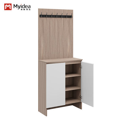 comprar Suporte de personalização Armário moderno aberto Quarto de dormir Casa Hotel Uso de Chapéu Suspensório Superior Armazenamento de calçado inferior online manufacture