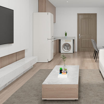 Comprar Mobiliário comercial Moderna personalização Luxo Painel de madeira Mesa de café para escritório e sala de estar em hotéis online manufacture
