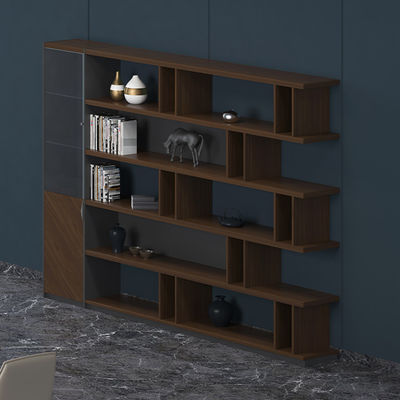 comprar Arquivo de arquivos do escritório do chefe contemporâneo Aplicações de suporte à personalização de design Painel de vidro de escritório de madeira / metal / plástico online manufacture