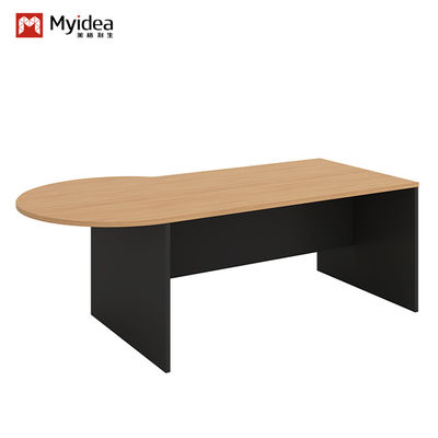 Simple Single Person Independent Office Desk Large Countertop W1600*D800*H750 MFC Wood Style Office Furniture Supervisor Desk