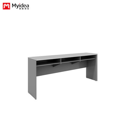 Ergonomic Commercial Furniture Long Strip Office Desk with Storage Drawers and Adjustable Height Legs