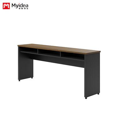 Ergonomic Commercial Furniture Long Strip Office Desk with Storage Drawers and Adjustable Height Legs