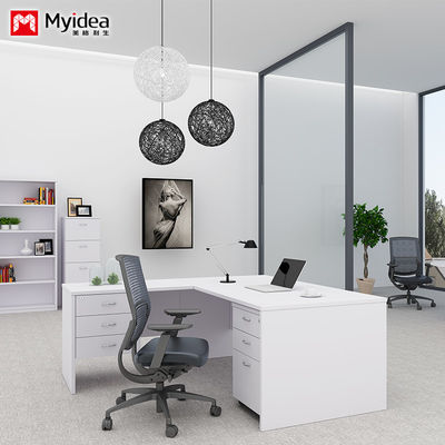 Powder Coating Steel Frame Boss's Desk Various Styles of Supervisor's Desk 1.2 Meters 1.5 Meters 1.8 Meters