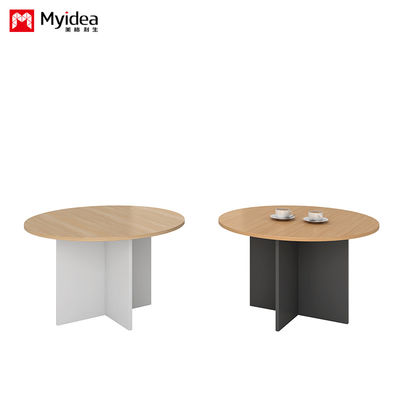 Multi-Guest Circular Meeting Table Ideal for Apartment Discussions and Roundtable Conferences
