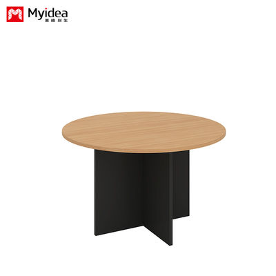 Multi-Guest Circular Meeting Table Ideal for Apartment Discussions and Roundtable Conferences