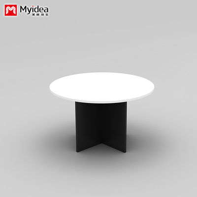 Multi-Guest Circular Meeting Table Ideal for Apartment Discussions and Roundtable Conferences