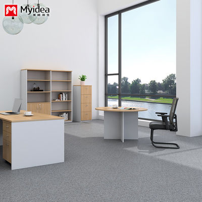 Multi-Guest Circular Meeting Table Ideal for Apartment Discussions and Roundtable Conferences