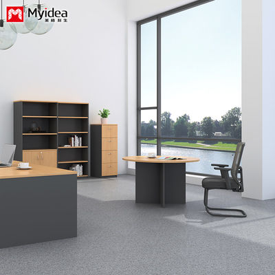 Multi-Guest Circular Meeting Table Ideal for Apartment Discussions and Roundtable Conferences