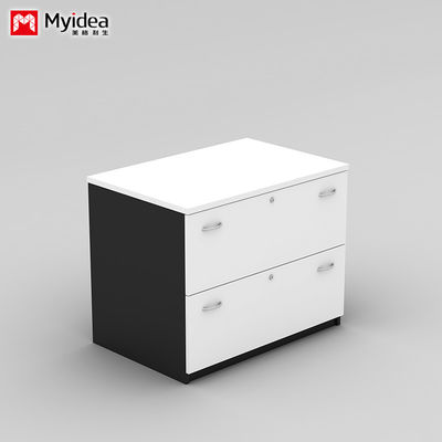Rectangular Customizable Size Company Storage Cabinet Office Furniture Two-Layer Handle With Lock