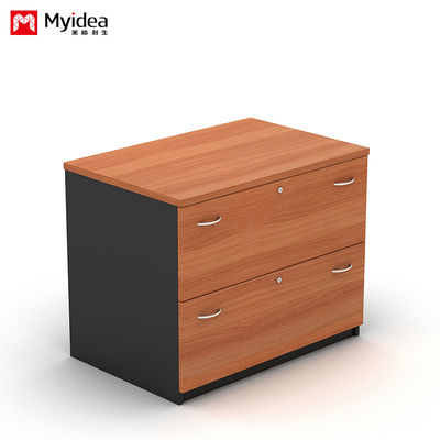 Rectangular Customizable Size Company Storage Cabinet Office Furniture Two-Layer Handle With Lock