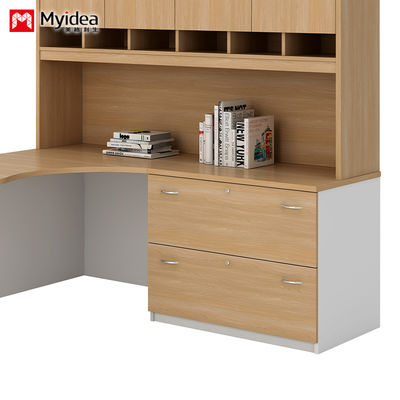 Rectangular Customizable Size Company Storage Cabinet Office Furniture Two-Layer Handle With Lock