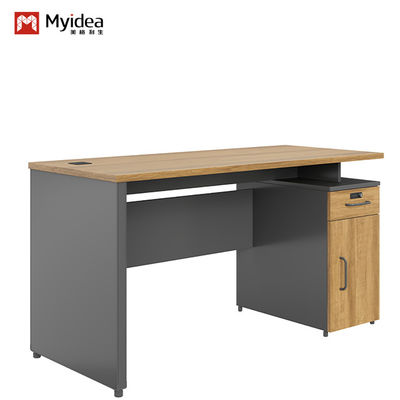 1000N Load Capacity Commercial Office Furniture Independent Desk with Adjustable Height Single Workspace and Storage Space