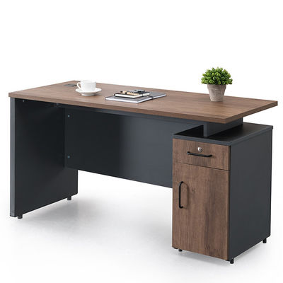 1000N Load Capacity Commercial Office Furniture Independent Desk with Adjustable Height Single Workspace and Storage Space