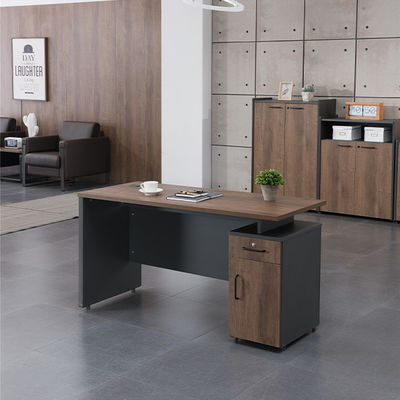 1000N Load Capacity Commercial Office Furniture Independent Desk with Adjustable Height Single Workspace and Storage Space