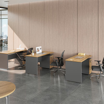 1000N Load Capacity Commercial Office Furniture Independent Desk with Adjustable Height Single Workspace and Storage Space