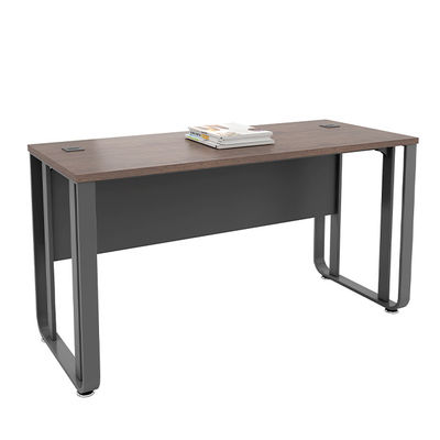 Commercial Office Furniture Independent Desk With Wire Box And Adjustable Steel Foot Board to Maximize Productivity