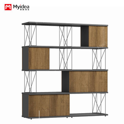 Company Document Storage Iron Wire Cabinet Plate Steel Pipe Combined Interlocking Partition Cabinet