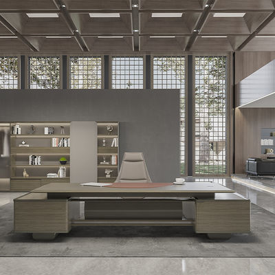 Modern Minimalist Manager Side Table Large Scale Shift Desk for Commercial Office Furniture
