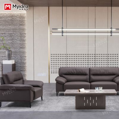 comprar Simples sofá de escritório de madeira maciça de luxo com estrutura de escritório de luxo leve mobiliário de escritório de escritório online manufacture
