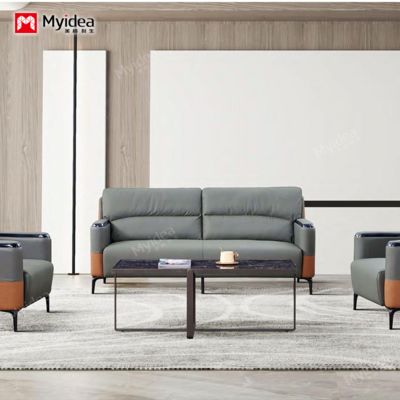 comprar Escritório de recepção para uma pessoa, simples, elegante, resistente à sujeira, combinação de lazer Sofá de escritório, assento triplo de negócios online manufacture