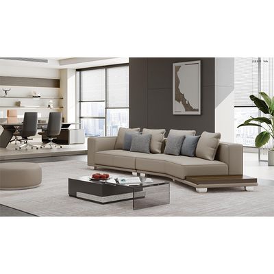 comprar Sofá Horizonte Italiano Sala de estar moderna e simples Vila Grande piso plano Casa de clube Família de hóspedes Sofá de esquina online manufacture
