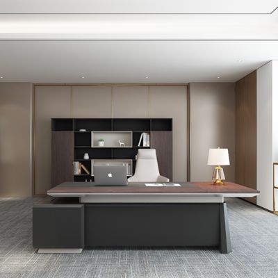 comprar Mesa de escritório do chefe simples mesa moderna e combinação de cadeira estilo chinês novo grande mesa de sala de aula única mesa do presidente móveis de escritório do gerente online manufacture