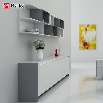 comprar Arquivo de arquivos de escritório, armário pendurado, armário de escritório pintado de branco brilhante online manufacture