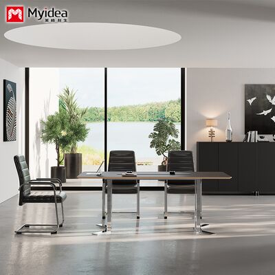 comprar personalização Mesa de conferência de moda de alta qualidade: FENIX painel à prova de fogo sem impressões digitais, design de estrutura de aço, muito toque de pele online manufacture
