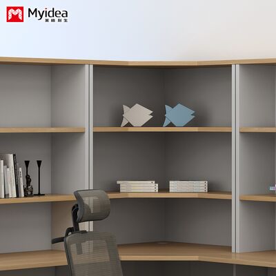 Foshan Irregular Document Storage Cabinet, Office Corner Shelf, Customizable Color