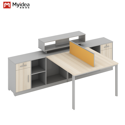 Foshan Furniture Source Factory Direct Supply Staff Desk Office Staff Desk with Storage Cabinet