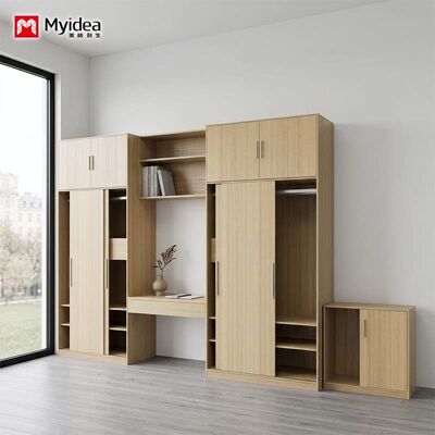 comprar Unidade combinada de guarda-roupa e secretária ️ Design 2-em-1 economizador de espaço com quadro ecológico, perfeito para apartamentos e hotéis online manufacture