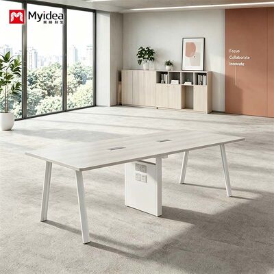 Comprar Mesa de conferência moderna com pernas de aço em formato de A – estética minimalista, estrutura de aço resistente e construção robusta para espaços de trabalho profissionais. online manufacture