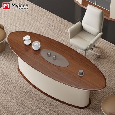 Personalização Mesa de Centro Elegante Luxuosa de Design Sofisticado para Escritório e Sala de Estar para Recepção de Negócios