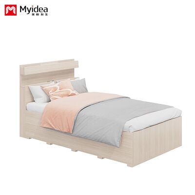 personalização Myidea Quarto de aluguer suave e confortável, cama de apartamento, cama de família requintada, cama de madeira única de tamanho múltiplo